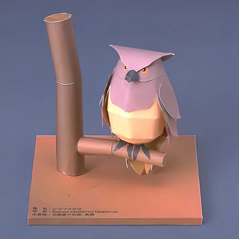 Art Craft Cardboard - Blakiston ikan burung hantu Origami seni