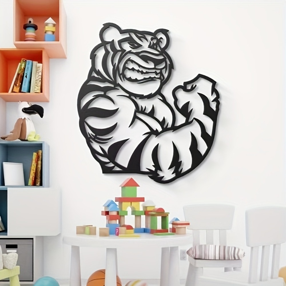 Art And Craft Jungle - CIFBUY Seni Dinding Logam Patung Harimau