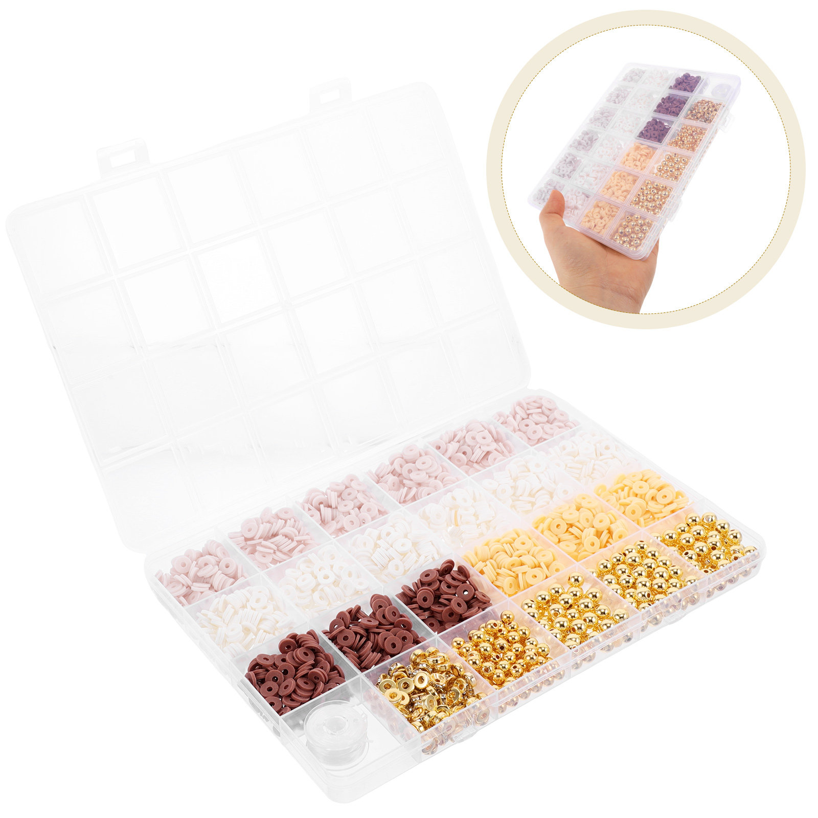 Polymer Clay Set - Paket Peralatan Pembuatan Gelang Manik-Manik dari
