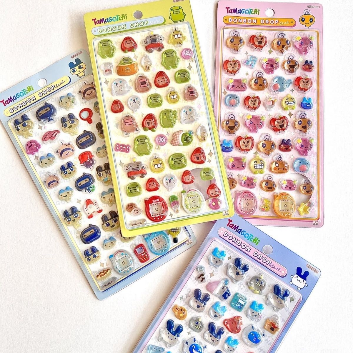 Art Craft Material - Stiker 3D Tamagotchi - Stiker Kartun