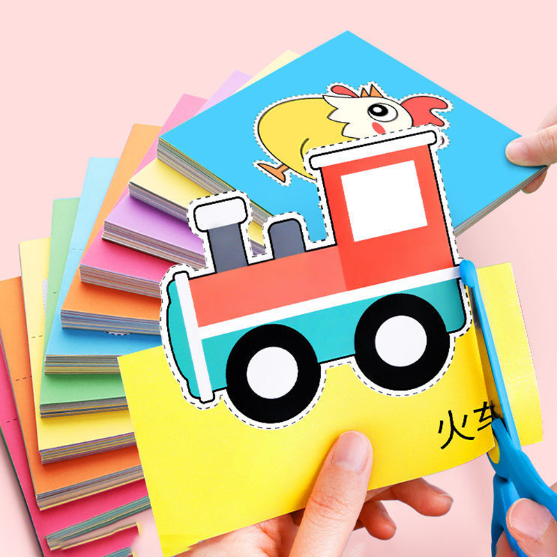 Art Craft 5 Year Old - 96 Buah Set Pemotongan Kertas yang