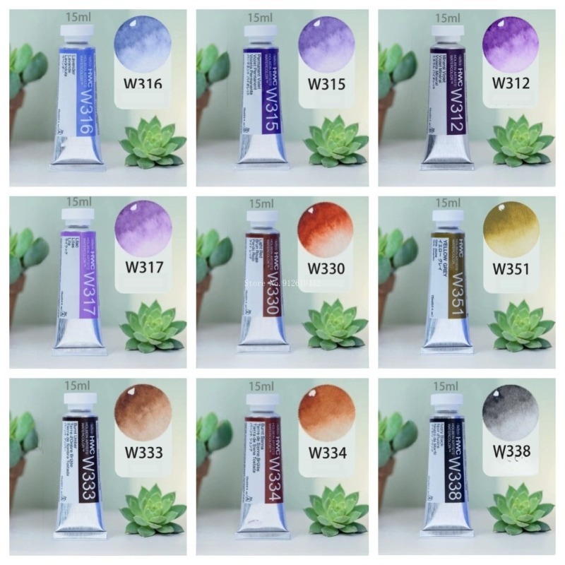 Silk Painting Dye - 15ml - Tabung Tunggal Cat Air