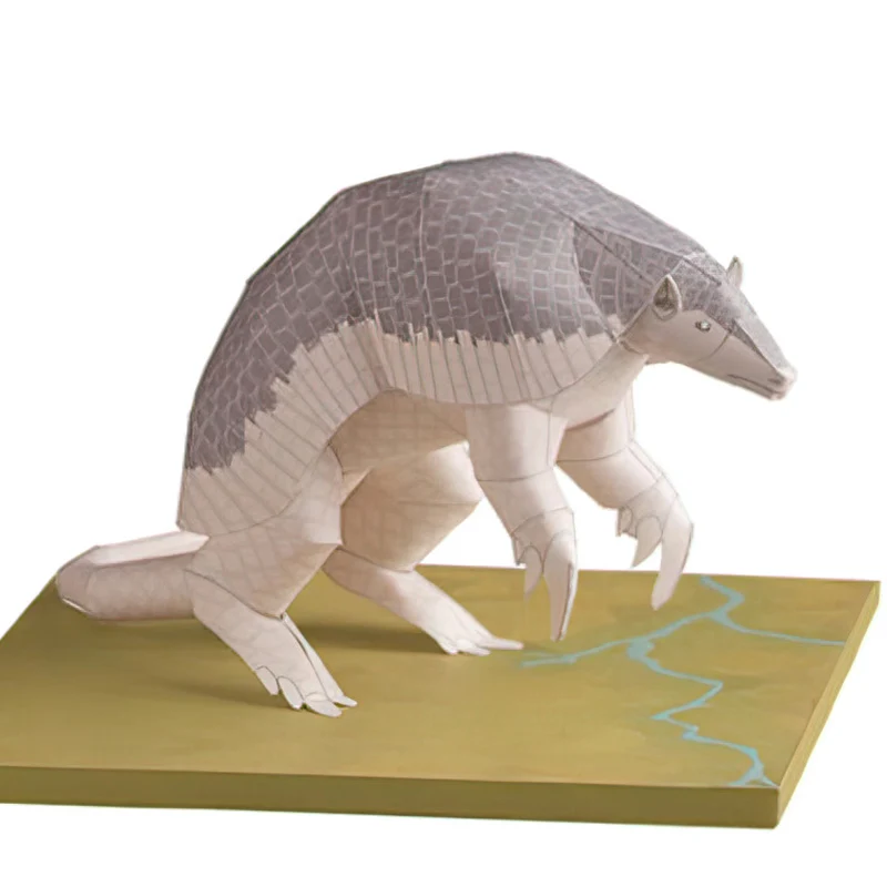 Art Craft Cardboard - Armadillo seni Origami Mini 3D kertas