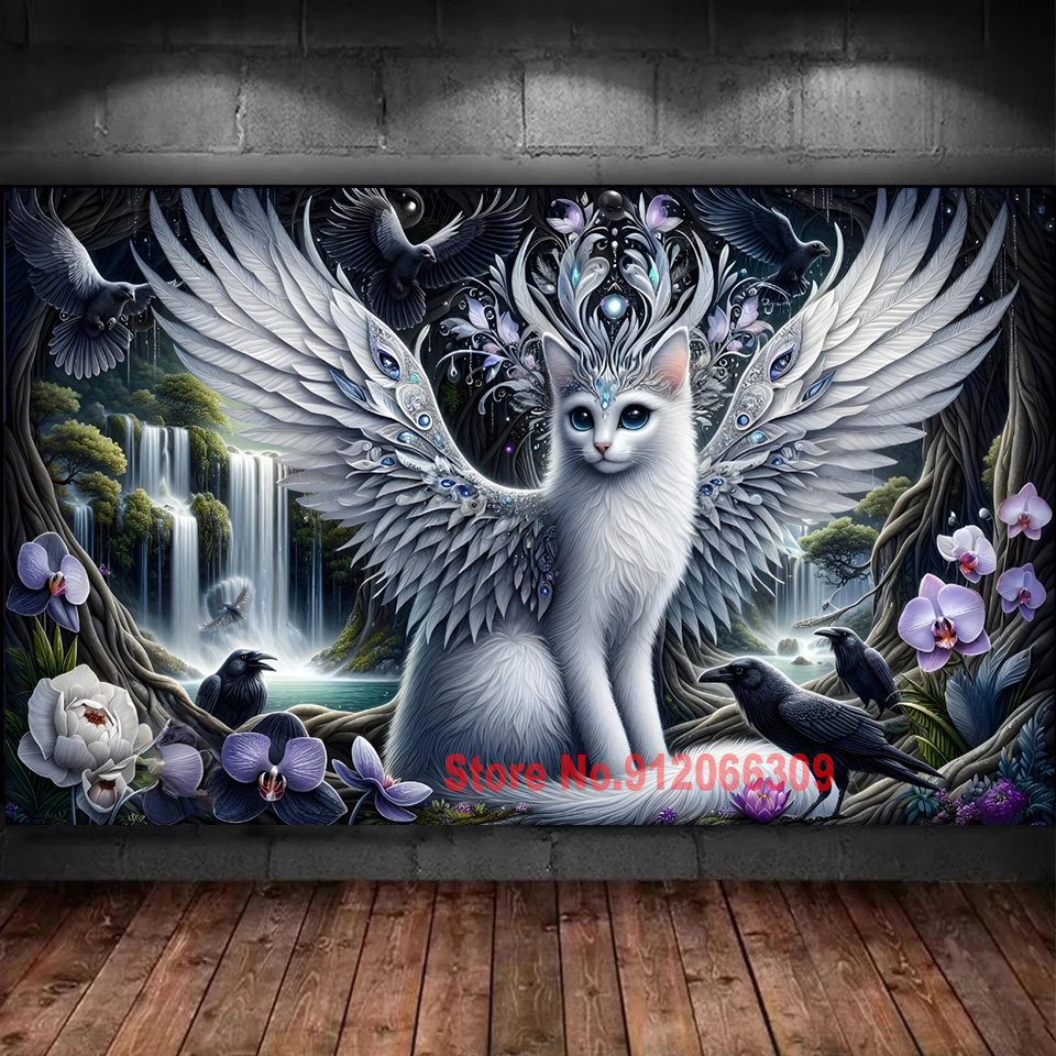 Kit Lukisan Berlian Kucing Say - Art And Craft Jungle ulasan dan harga