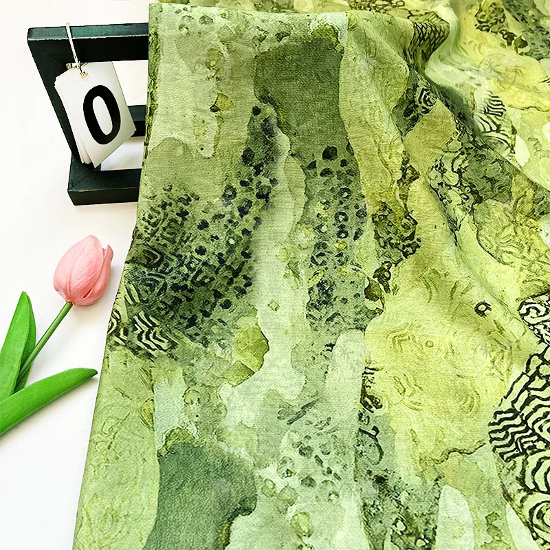 Kain katun brokat gaya lukisan - Silk Painting Dye ulasan dan harga