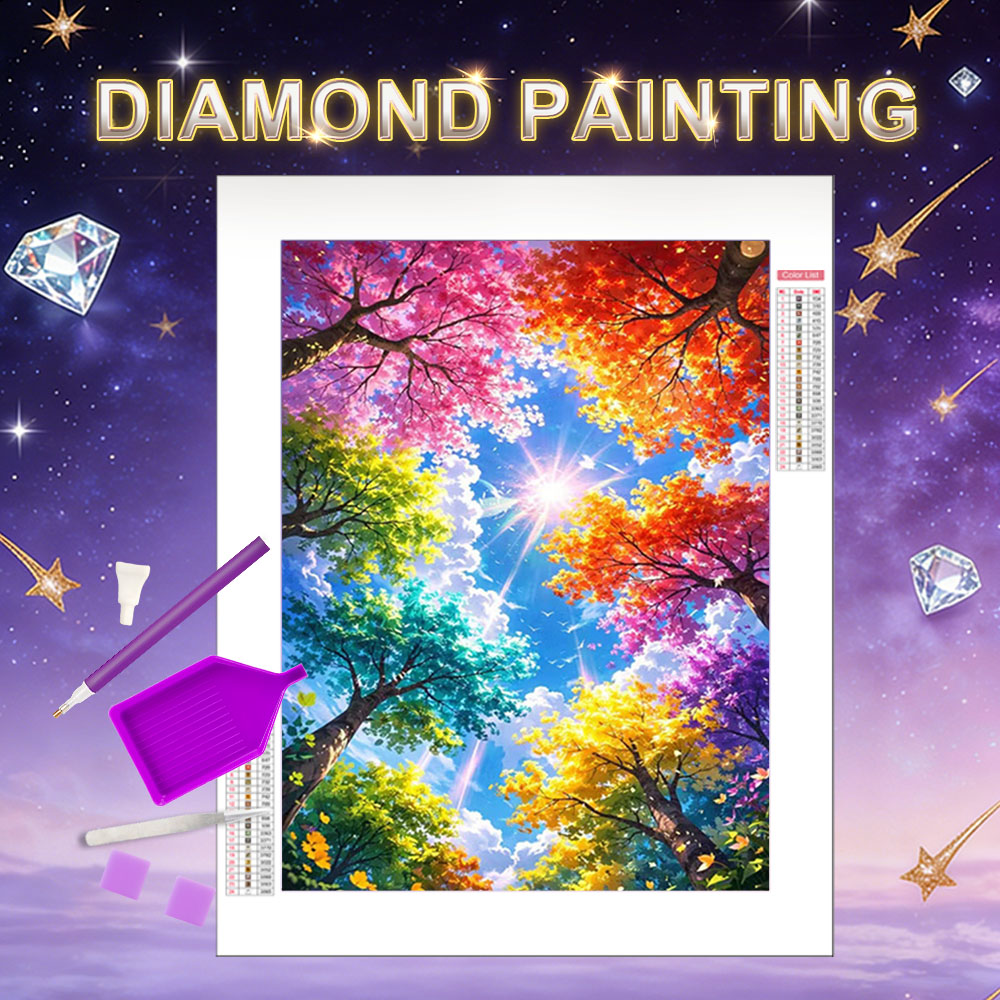 Lukisan Berlian HUACAN Pemanda - Art And Craft Autumn ulasan dan harga