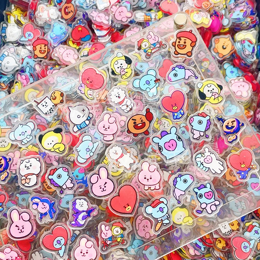 Bahan akrilik BT21 untuk DIY c - Art Craft Material ulasan dan harga