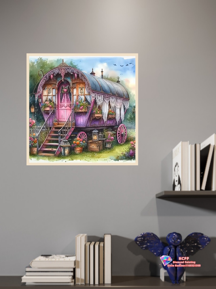 Kit Lukisan Berlian Lanskap Mo - Unique Art Craft ulasan dan harga