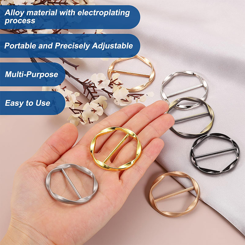 5Pcs Penjepit Cincin Syal Sutr - Silk Painting Dye ulasan dan harga