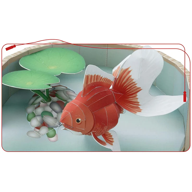 Ikan mas Origami seni Mini 3D  - Art Craft Cardboard ulasan dan harga