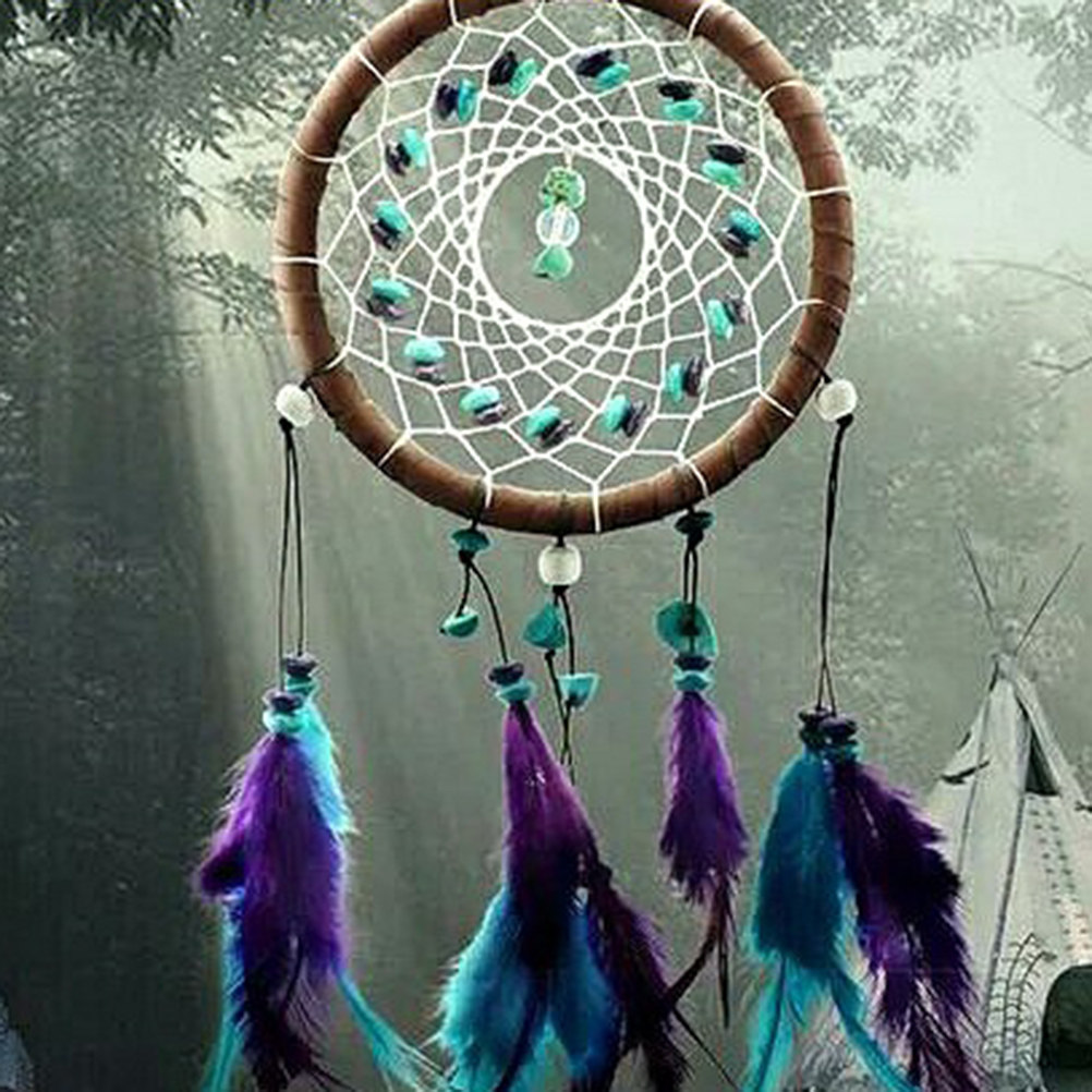12 Buah Cincin Penangkap Mimpi - Art Craft Yarn ulasan dan harga