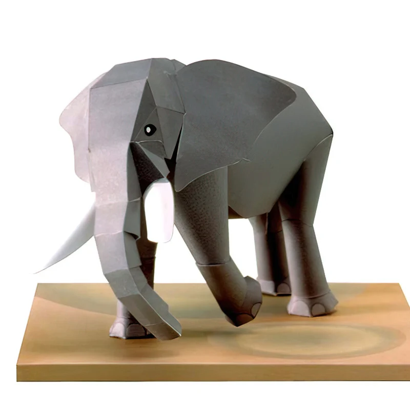 Gajah Afrika seni Origami Mini - Art Craft Cardboard ulasan dan harga