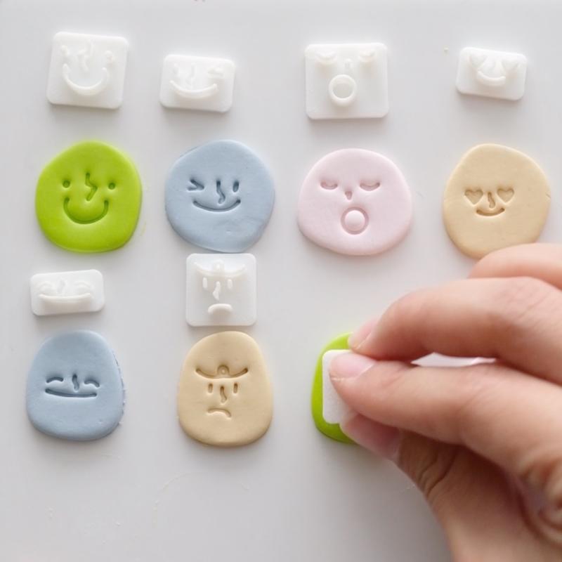 8 Buah Set Cetakan Stempel Tan - Polymer Clay Set ulasan dan harga