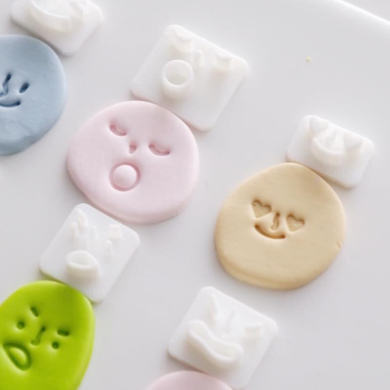 8 Buah Set Cetakan Stempel Tan - Polymer Clay Set ulasan dan harga