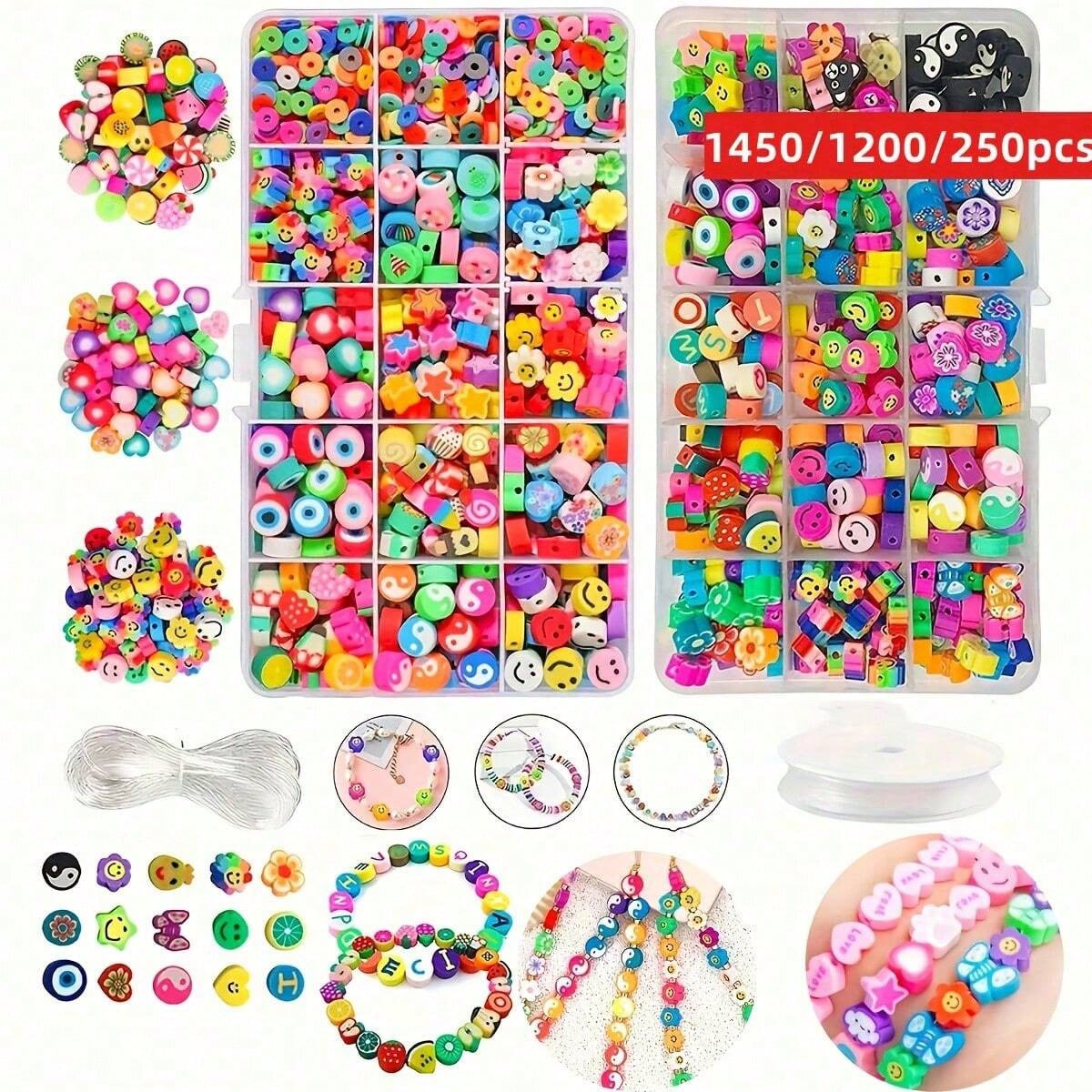 1450/1200/250pcs Set Manik-man - Polymer Clay Set ulasan dan harga