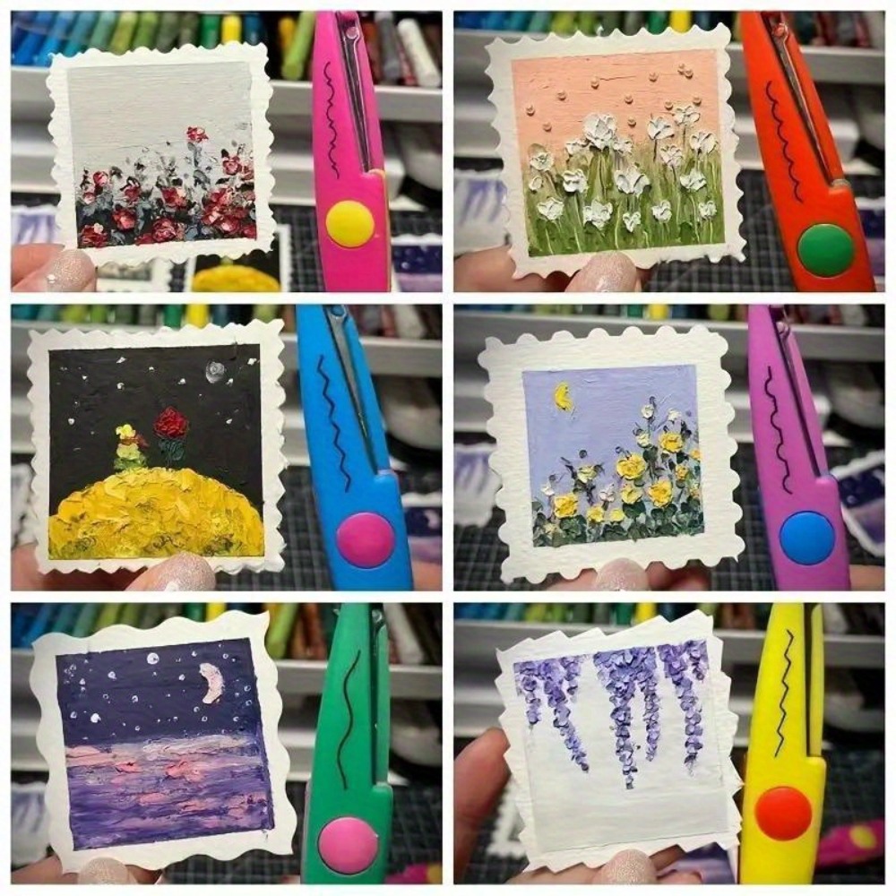 6 Buah/Set Gunting Bergelomban - Art Craft 5 Year Old ulasan dan harga