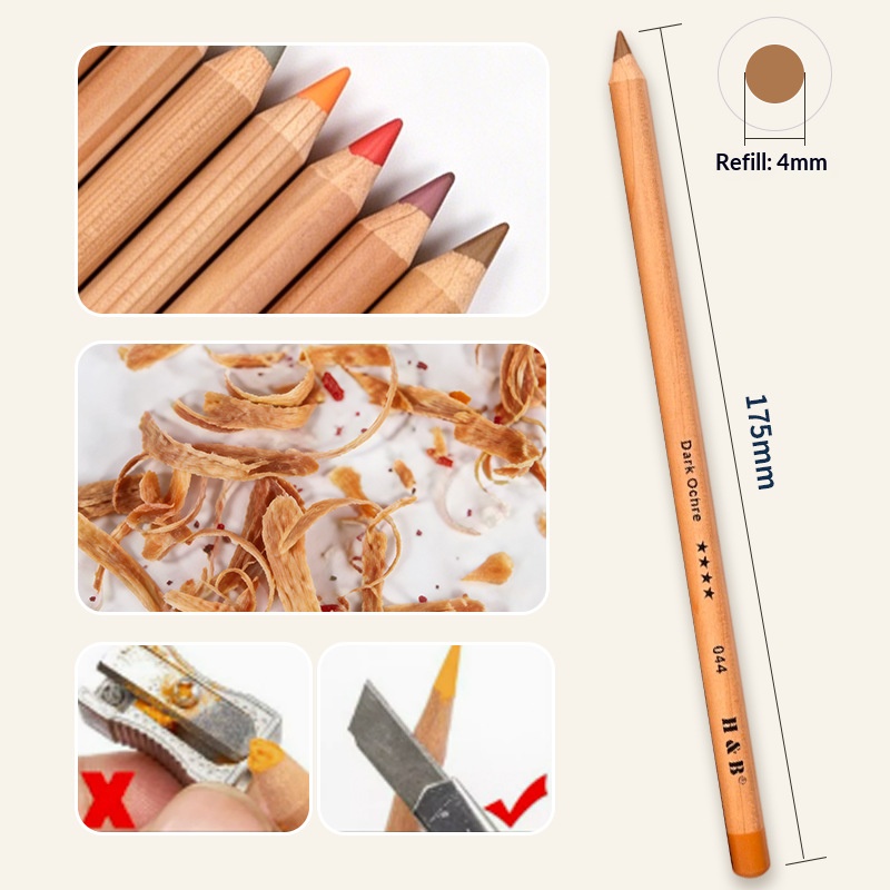 H&B 24 Warna Pensil Pastel unt - Chalk Pastel Set ulasan dan harga