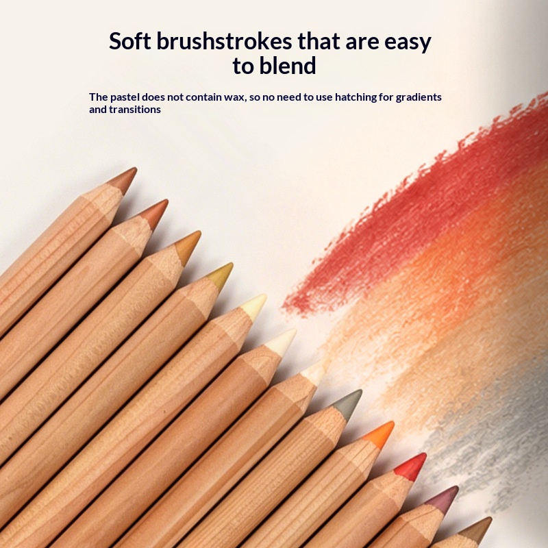 H&B 24 Warna Pensil Pastel unt - Chalk Pastel Set ulasan dan harga