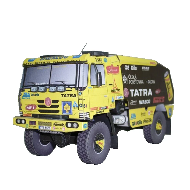 Tatra 815 2008 truk 1:53 Dakar - Art Craft Cardboard ulasan dan harga