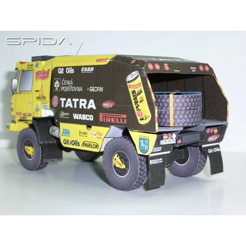 Tatra 815 2008 truk 1:53 Dakar - Art Craft Cardboard ulasan dan harga