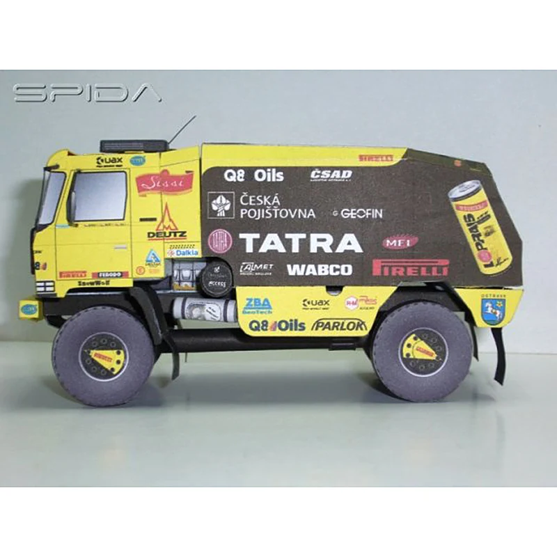 Tatra 815 2008 truk 1:53 Dakar - Art Craft Cardboard ulasan dan harga