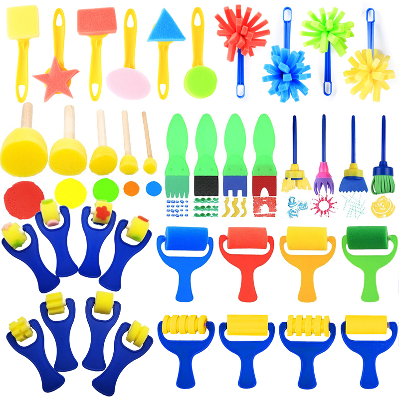 Mainan Spons Gambar Anak-anak  - Art Craft 5 Year Old ulasan dan harga