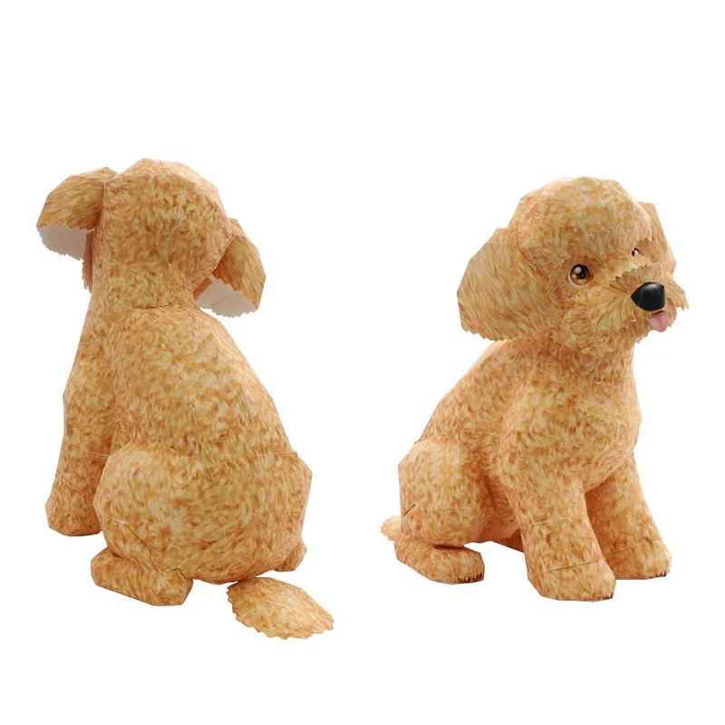 Mainan pudel anjing lipat Orig - Art Craft Cardboard ulasan dan harga