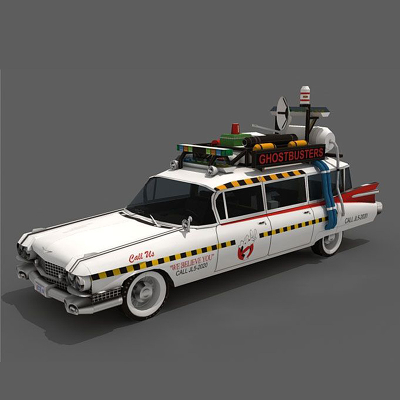 Ghostbusters Mobil Ecto-1A 1:2 - Art Craft Cardboard ulasan dan harga