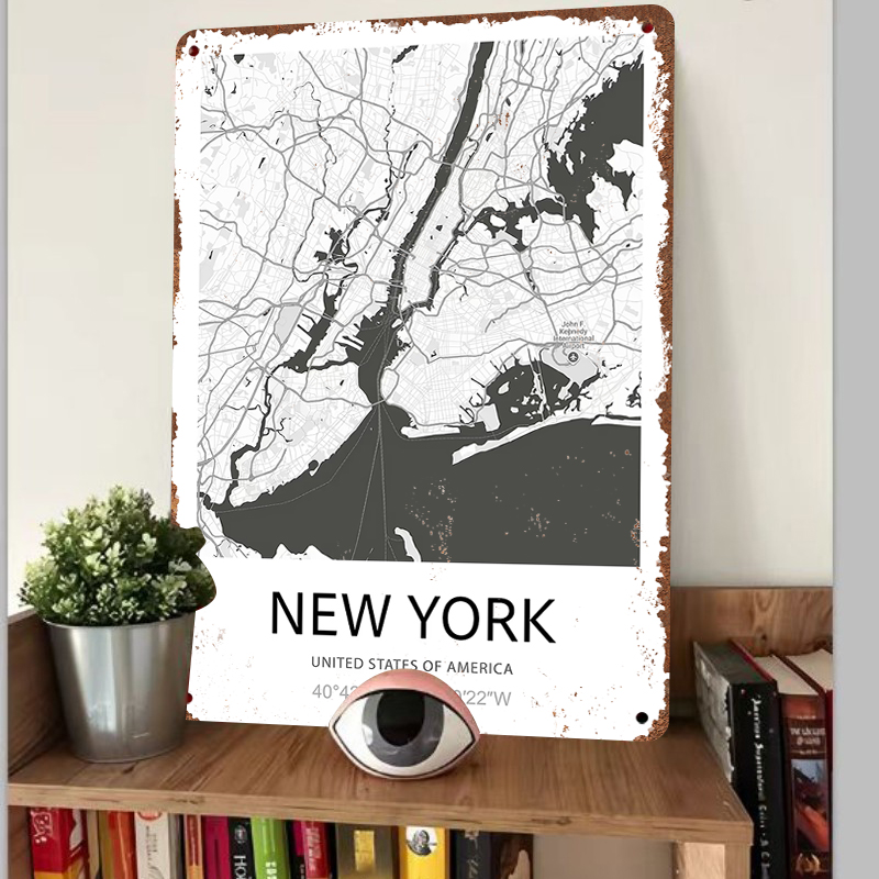 Dekorasi Dinding Logam Seni Pe - Art And Craft New York ulasan dan harga
