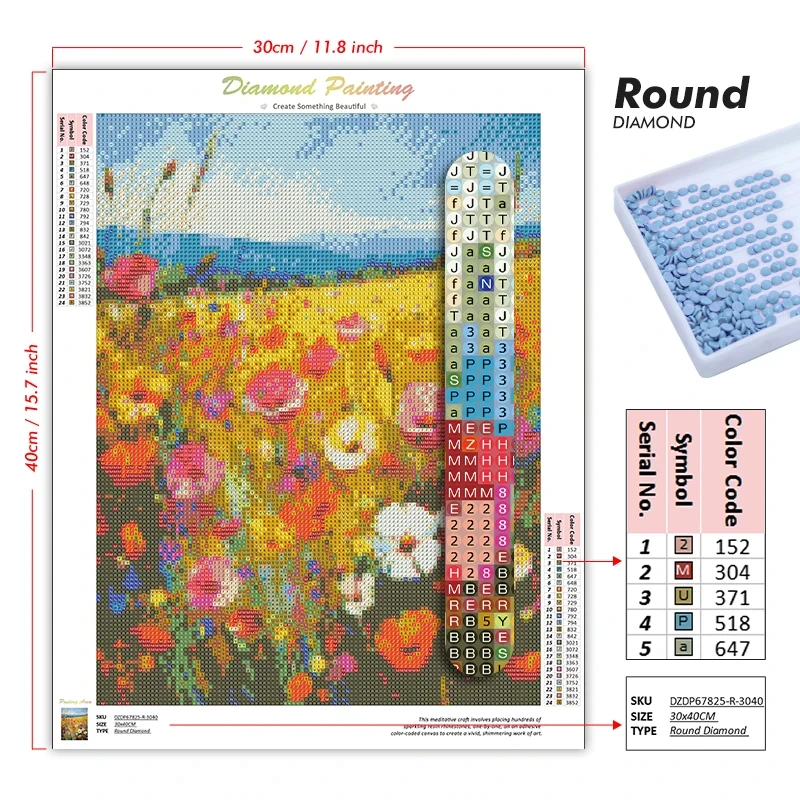 Kit Lukisan Berlian 5D DIY Pem - Art And Craft New York ulasan dan harga