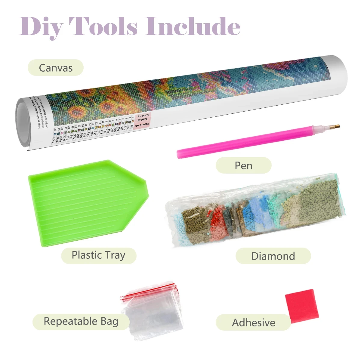 Kit Lukisan Berlian 5D DIY Pem - Art And Craft New York ulasan dan harga