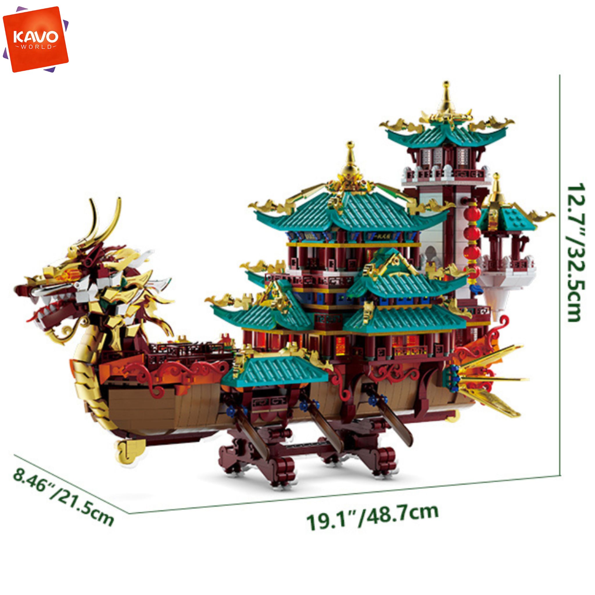 KAVOWORLD 2453pcs Blok Banguna - Art Craft Meaning ulasan dan harga