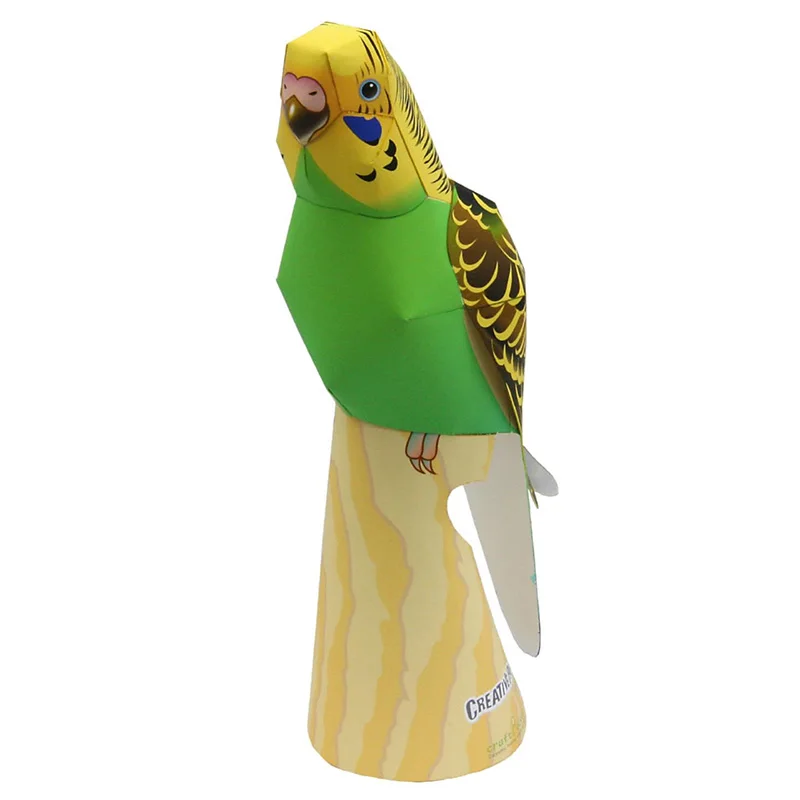 Burung bayan erigar buatan tan - Art Craft Cardboard ulasan dan harga