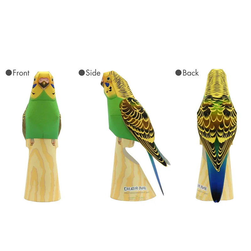 Burung bayan erigar buatan tan - Art Craft Cardboard ulasan dan harga