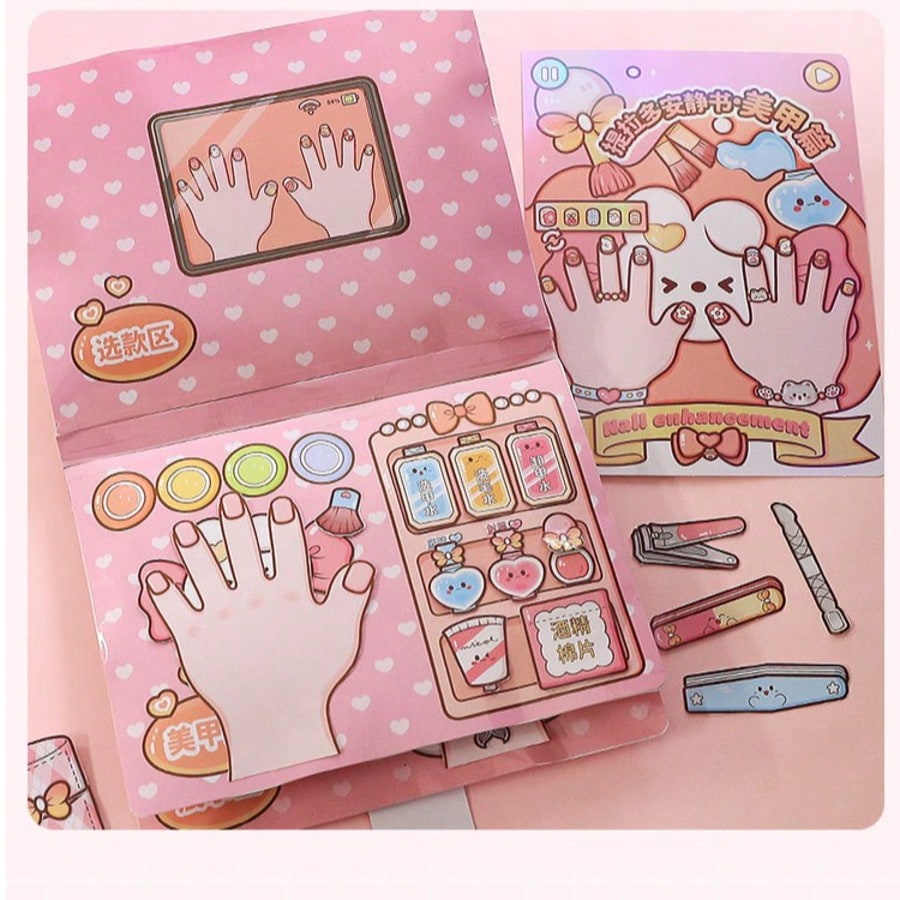 Buku Stiker Salon Kuku DIY Ana - Art Craft 5 Year Old ulasan dan harga