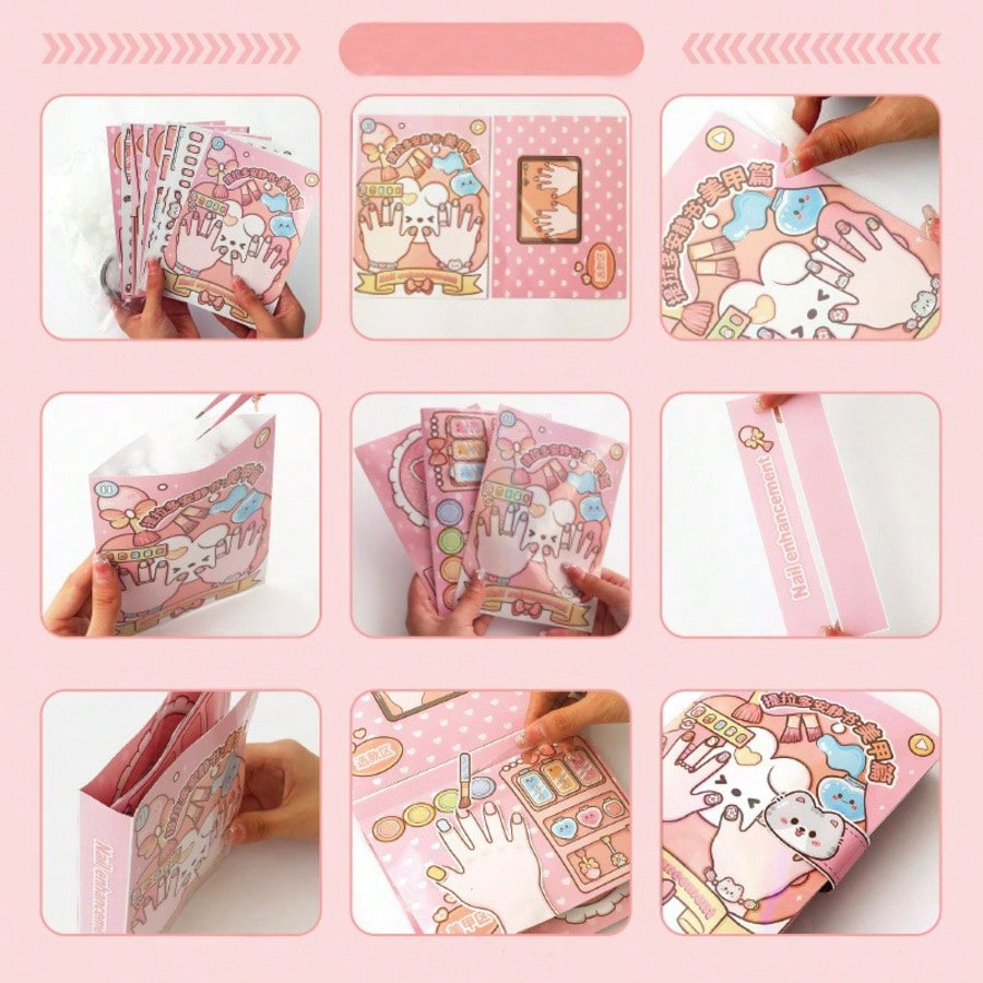 Buku Stiker Salon Kuku DIY Ana - Art Craft 5 Year Old ulasan dan harga