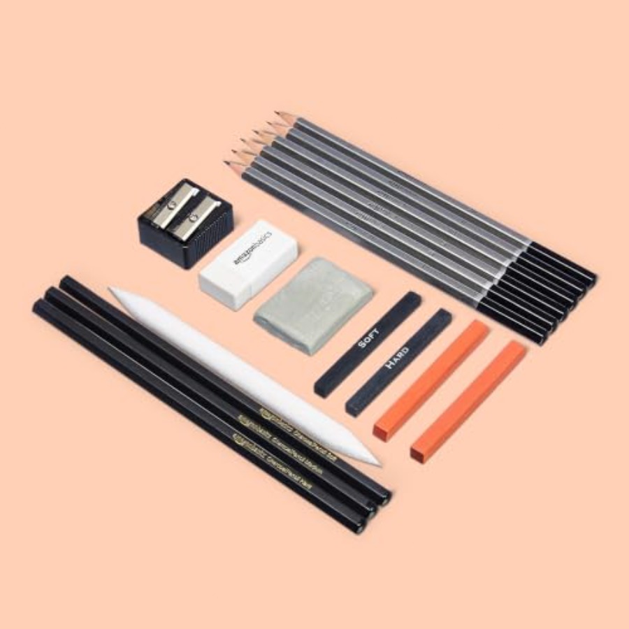 Perlengkapan Pensil Seni untuk - Sketching Charcoal Set ulasan dan harga