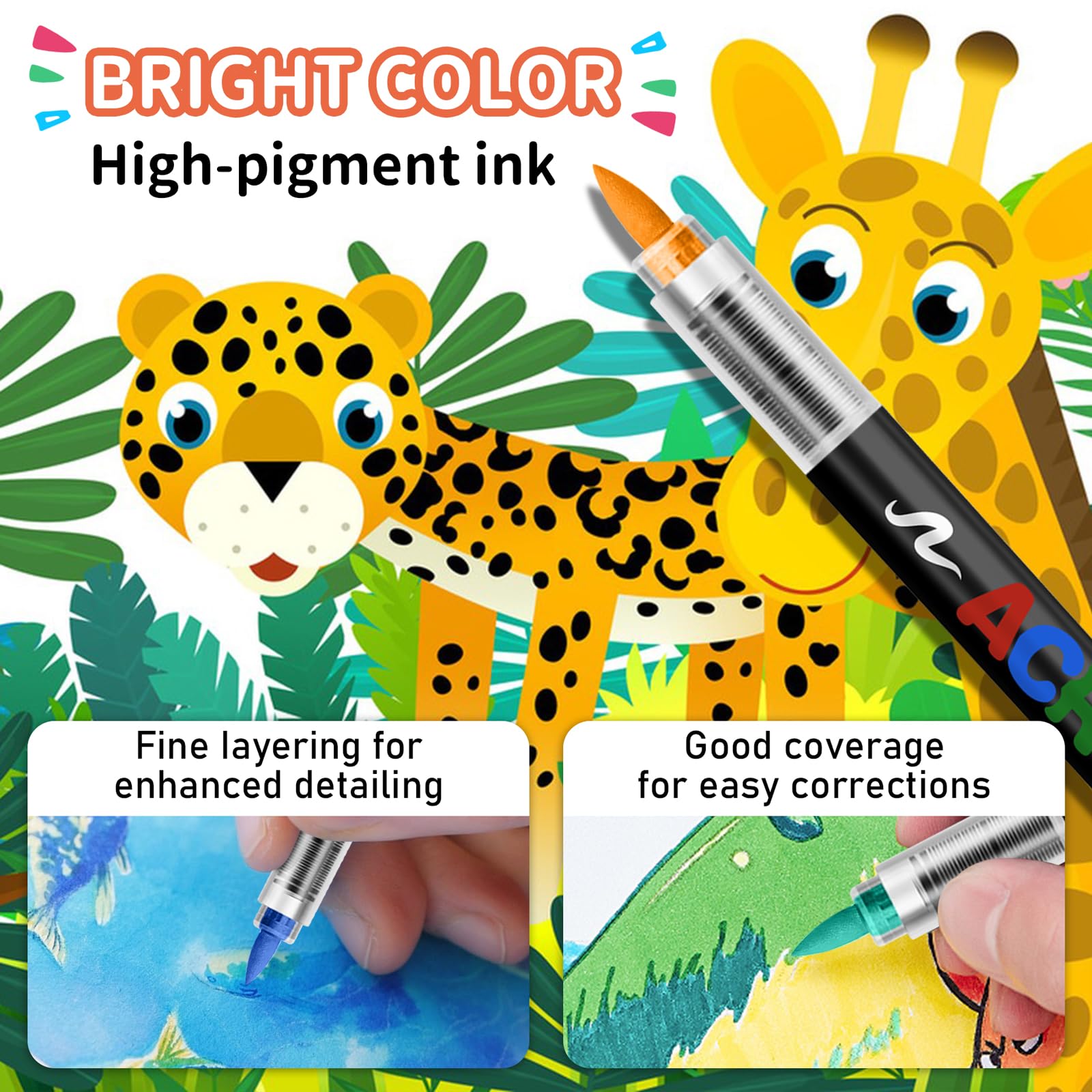 Spidol Cat Akrilik Ujung Kuas  - Unique Art Craft ulasan dan harga