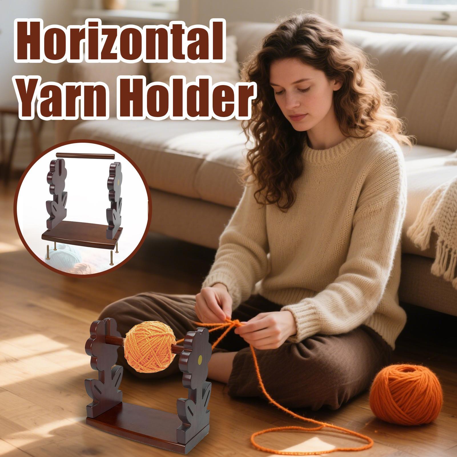 Tempat Benang Rajut Kayu, Disp - Art Craft Yarn ulasan dan harga