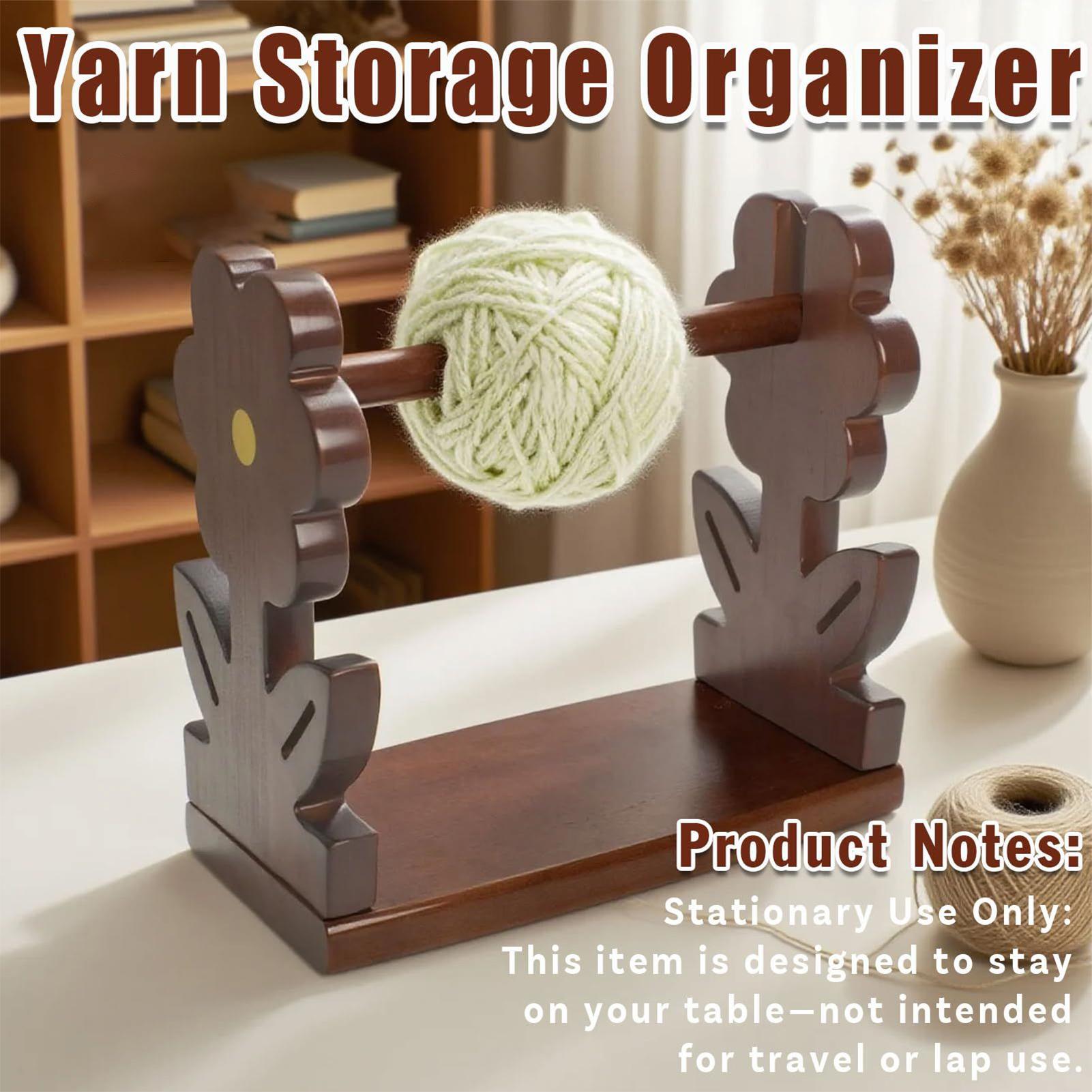 Tempat Benang Rajut Kayu, Disp - Art Craft Yarn ulasan dan harga