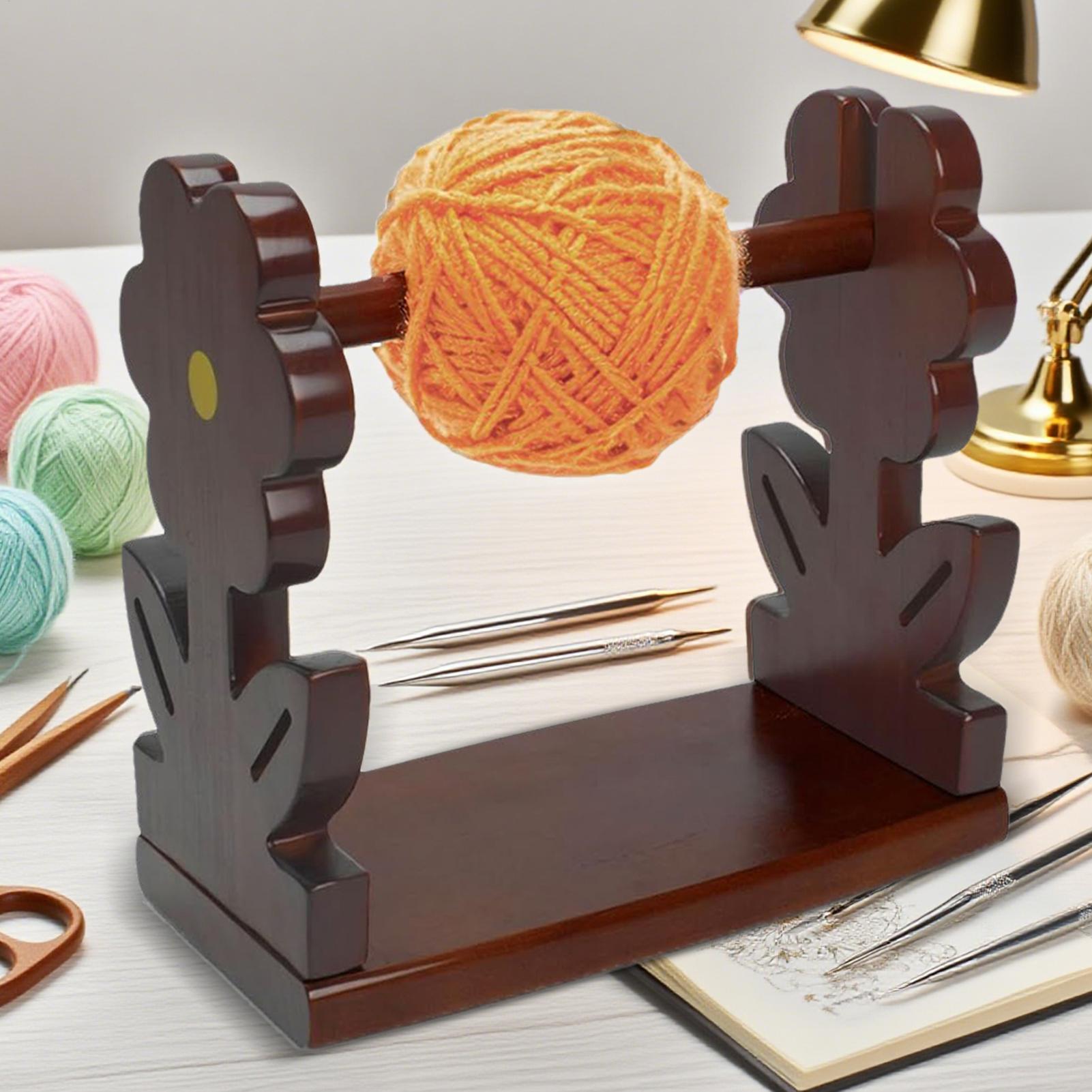 Tempat Benang Rajut Kayu, Disp - Art Craft Yarn ulasan dan harga