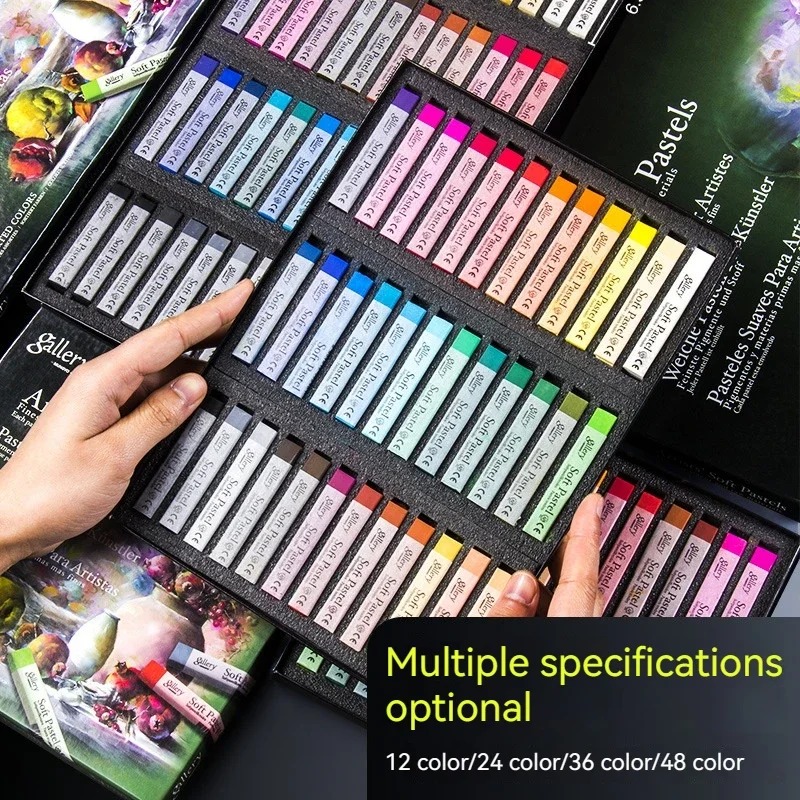 Krayon Pastel kotak lembut pro - Chalk Pastel Set ulasan dan harga